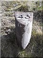 Old Milestone by the A841, Glen Chalmadale, Arran