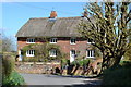 Thatched cottages at Wexcombe