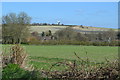 View across fields towards Wilton Windmill