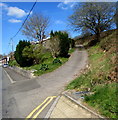 ST1190 : Steep side road in Senghenydd by Jaggery