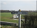 Minor  road  junction  sign  post