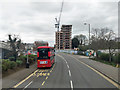 Bus stand on A23, Redhill