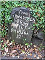 Old Milestone south of Cross Hands, Llannon Parish