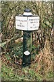 Old Milemarker by Trent and Mersey Canal, near Barlaston