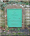 Old Milestone by Crowle Green