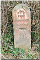 SO2493 : Old Milestone by the B4385, north of Brompton Bridge by A Reade/J Higgins