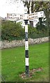 NU2414 : Direction Sign - Signpost by the B1339 in Longhoughton by Milestone Society