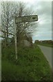 Direction Sign - Signpost north of Luxulyan