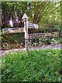 Direction Sign - Signpost below Balham Hill