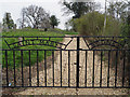 Gate on entrance to St.Mary