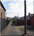 Back lane in Abertridwr