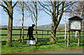SO4881 : Lest we forget Tommy Silhouette near Culmington Village Hall by JThomas
