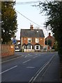 Cholsey: view from Church Road to the junction with the Wallingford Road