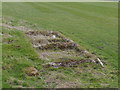 Outline of old farm buildings at Linnyshaw Moss