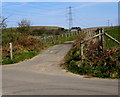 Minor road north of crossroads, Eglwysilan