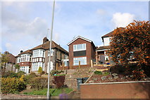 TL0923 : Houses on Stockingstone Road, Round Green by David Howard