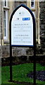 Malpas Court/Llys Malpas name sign, Oliphant Circle, Newport