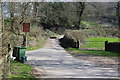 Road closed to vehicles, near Cwm Farm