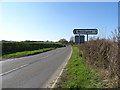 A458 at the junction with the Berrington Road