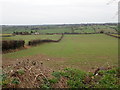 View SW across farmlands towards the Cully Water Valley