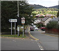 Union Road Industrial Area direction sign, Abergavenny