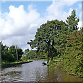 Trent and Mersey Canal north of Barlaston in Staffordshire