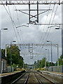 Railway line at Barlaston in Staffordshire