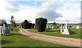 Yew trees in Broomhill Cemetery