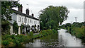 Canalside cottages near Barlaston in Staffordshire