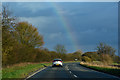 SP2412 : West Oxfordshire : The A40 by Lewis Clarke