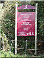 TM4897 : Somerleyton Hall sign by Geographer