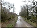 Road in the valley east of Gravel Pit Cross