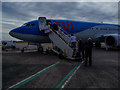 Cardiff Airport : TUI Plane