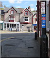 Cycle route 475 direction sign on a Gwern Avenue lamppost, Senghenydd