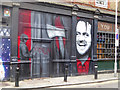 TQ3381 : Street art, New Goulston Street, E1 by Robin Webster
