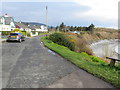 Road and housing at Port Righ