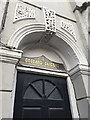 Sign over the door, 1 Orchard Gardens, Teignmouth