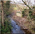 Upstream along Nant yr Aber, Abertridwr