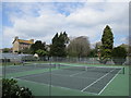 Dorchester Borough Gardens tennis courts on former bowling green