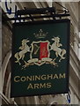 Sign for the Coningham Arms, Shepherd