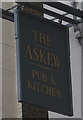 Sign for the Askew Pub & Kitchen, Shepherd