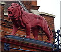 Sign on the Red Lion & Pineapple, public house, Acton