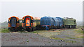 Q9558 : Stored railway vehicles at the West Clare Railway by Gareth James