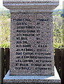 Strachan war memorial (close up)