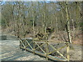 The new bridge over Holcombe Brook