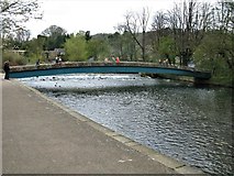 SK2168 : Love Locks Bridge, Bakewell by G Laird