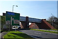 Railway bridge over Whitebirk Drive (A6119)