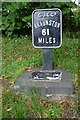 Canal milemarker by the Grand Union Canal, Berkhamsted