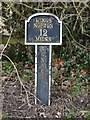 SP1871 : Canal Milemarker by the Stratford on Avon Canal, Lapworth by Milestone Society