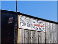 Sign at The Orchards Farm, Twemlow Lane